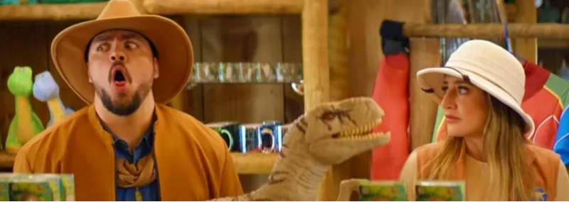 Imagem Luccas e Gi em: Dinossauros